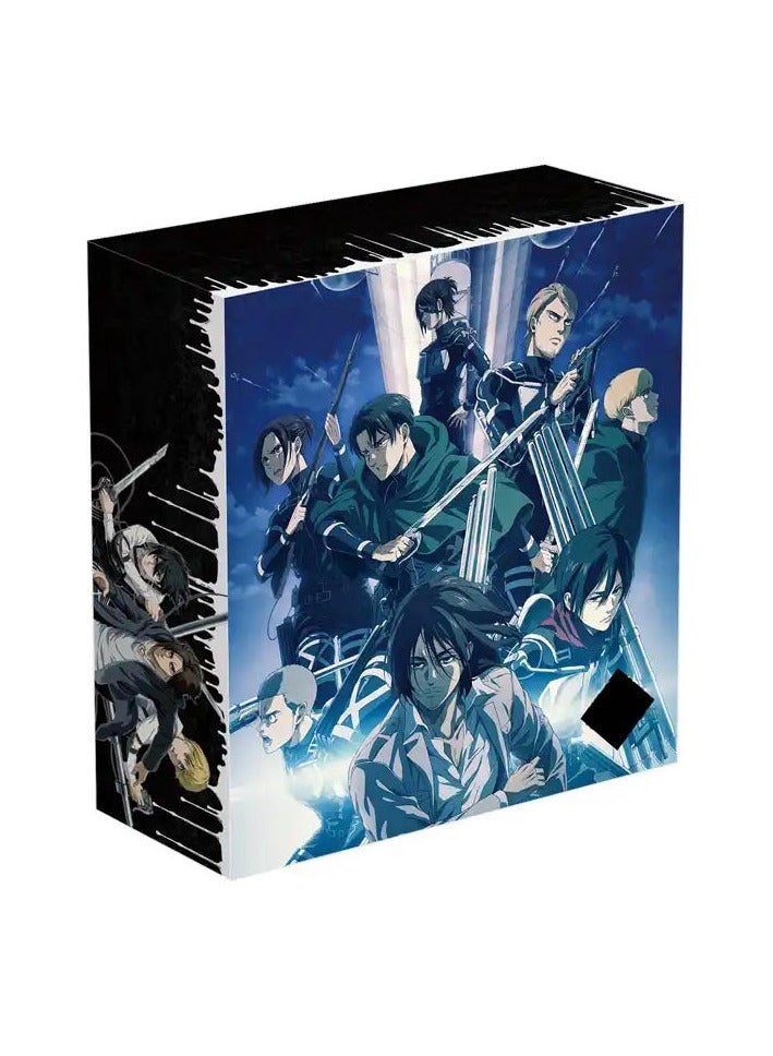 Generic Attack on Titan Anime Gift Box Set Postcard, Stickers, Water Bottle, Badge, Keychain, Cap - Image 1
