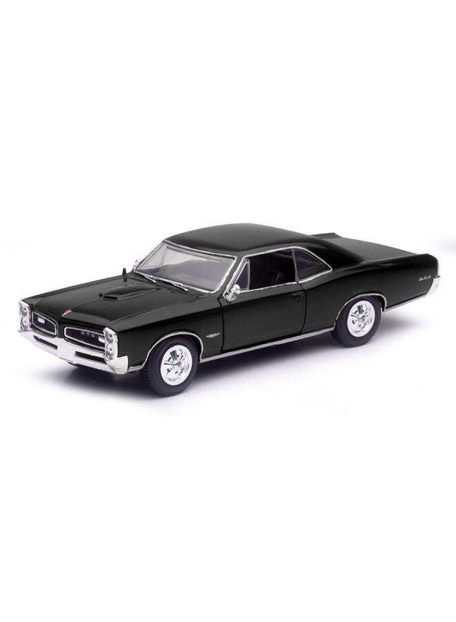 NEW RAY 1966 PONTIAC GTO HARD TOP 1/24 DIECAST CAR BLACK NEW 71853B