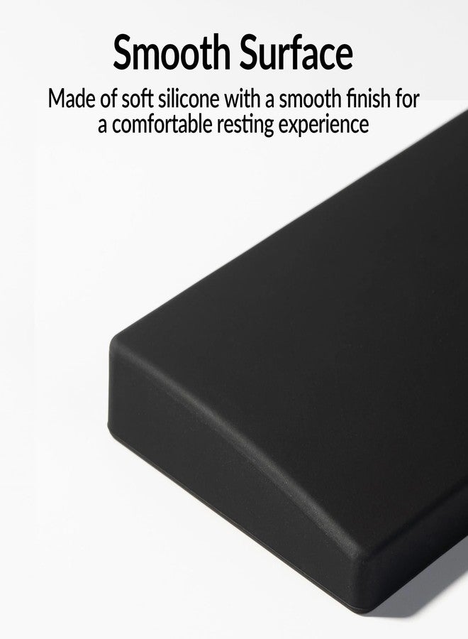 Keychron Silicone Wrist Rest for Keychron K10 Pro / K10 Max/ K10 HE / Q6 / Q6 Pro / Q6 Max / Q6 HE / V6 / V6 Max, 17.6" Non-Slip Palm Rest, 100% Full-Sized Mechanical Keyboards Support with Typing Pain Relief - Image 4