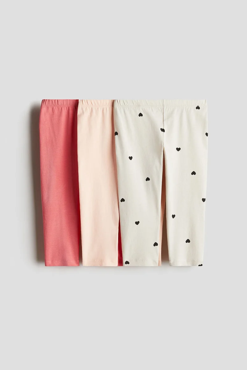 اتش اند ام 3-pack cotton leggings