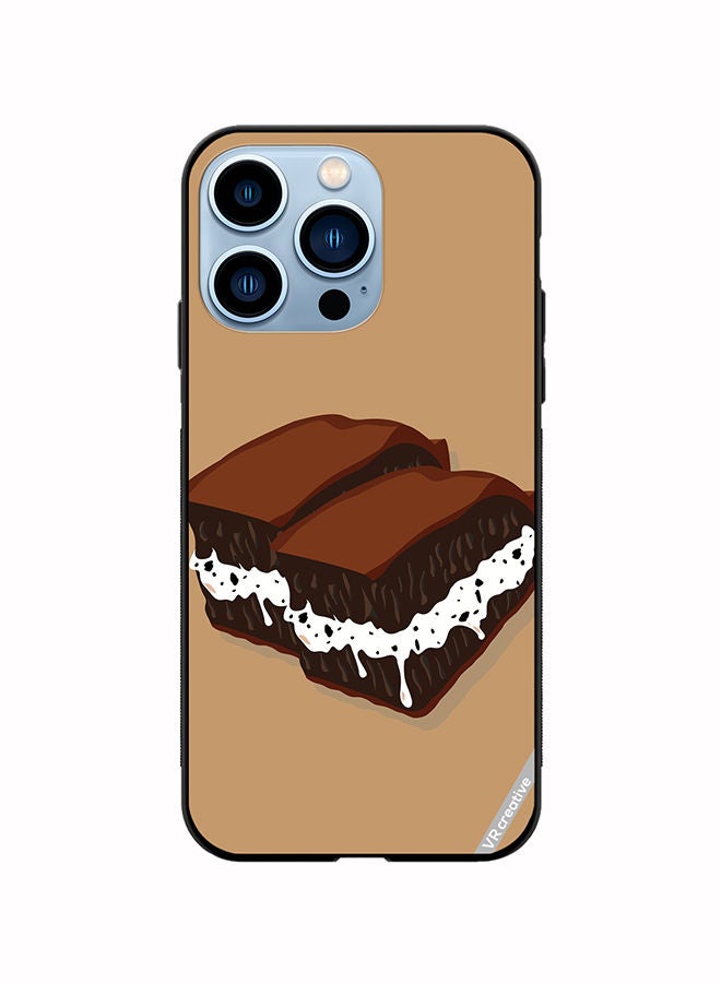 VR CREATIVE Protective Case Cover For Apple iPhone 14 Pro Max Brownies Design Multicolour - Image 1