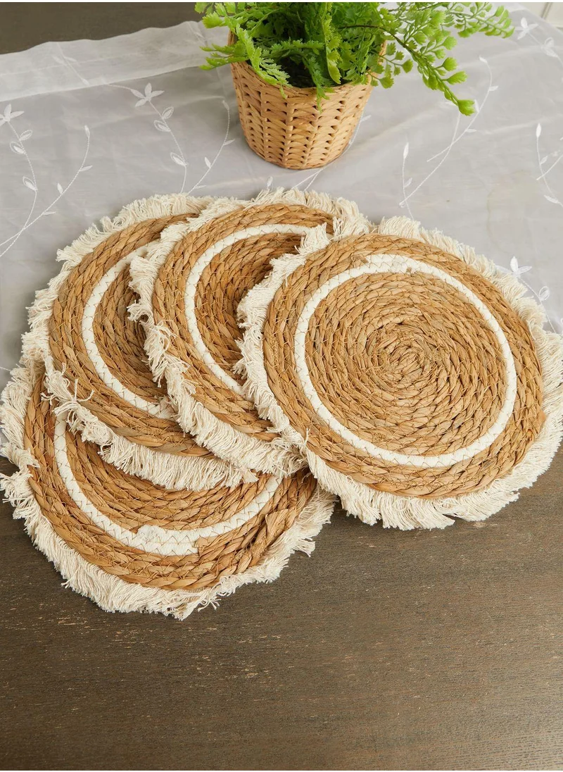 Ayra Set Of 4 Macrame Table Mats