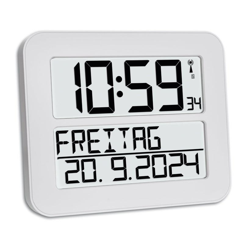 TFA Dostmann 60451201 TimeLine Max Radiocontrolled Clock Wei