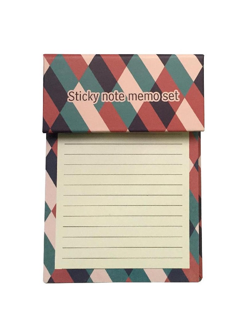 روكو أوراق ملاحظات لاصقة عصرية نمط مطبوع ١٥٠ ورقة - Image 1