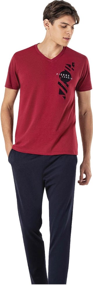 Men's V Neck 100% Cotton Combed Cotton Pajama Set - pzsku/ZAB59DCF05377997F6C72Z/45/_/1730556811/2b17b312-2caf-4bef-a735-3d713cf0a139