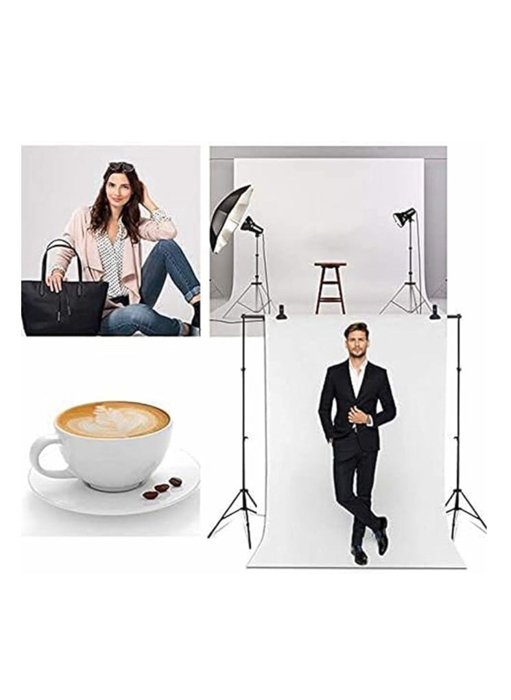 Cool Baby - Backdrop Stand Kit with 3pcs Backdrops Photography Backdrop Support System Adjustable Photo Background Screen Stand - Image 1
