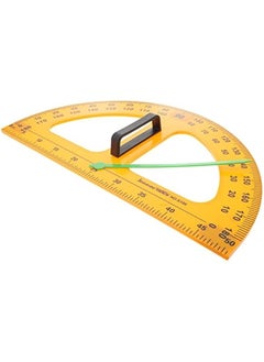 Generic Magnetic Ruler Ruler Protractor 1pc Magnetic Dry Erase Protractor Plastic Protractor Math Teaching Tools for Drawing Artists Classroom Whiteboard Geology Tools Supplise  - Image 1