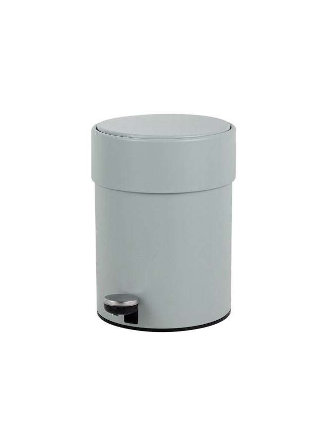 DANUBE HOME Falcon 5L Pedal Bin Cowl Neck with Inner Bucket – Modern Foot-Operated Trash Can for Kitchen, Office, Bathroom, Home – Durable, Stainless Steel Pedal Bin Blue 21.3 X 28.3 HCM  - Image 4
