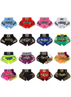 NIBEMINENT Muay Thai Fight Shorts,MMA Shorts Clothing Training Cage Fighting Grappling Martial Arts Kickboxing Shorts Clothing  - Image 2