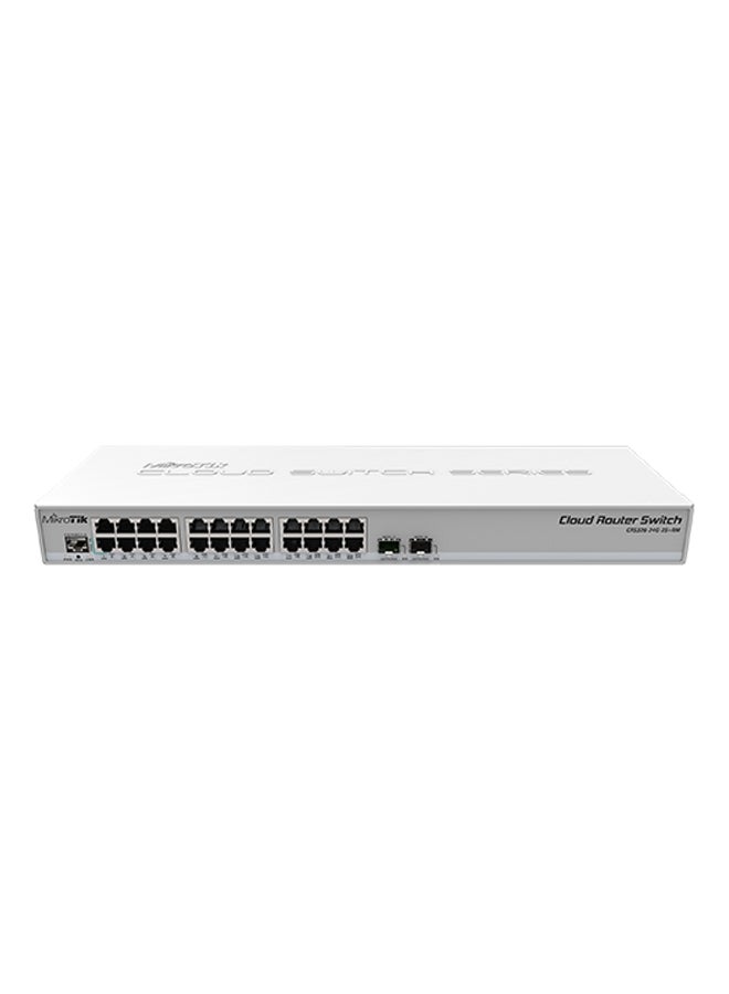 Mikrotik CRS326-24G-2S+RM Cloud Router Switch 2 Mbps White - Image 1