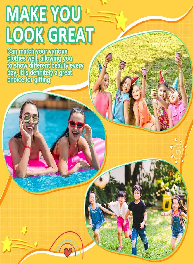 Zhanmai 30 Pieces 10 Colors Silicone Wristband Bulk Adjustable Rubber Wristbands with Holes for Men Women Birthday - Image 5