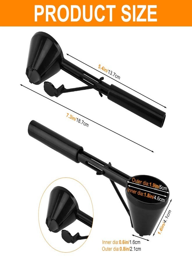 Yonderfume 2 Pcs Coffee Scoop Funnel for K-Cups Reusable, 2 Tablespoon Coffee Measuring Scoops for Filling Water Bottles with Protein Powder Milk Powder, Easy Slide Scoop - Image 2