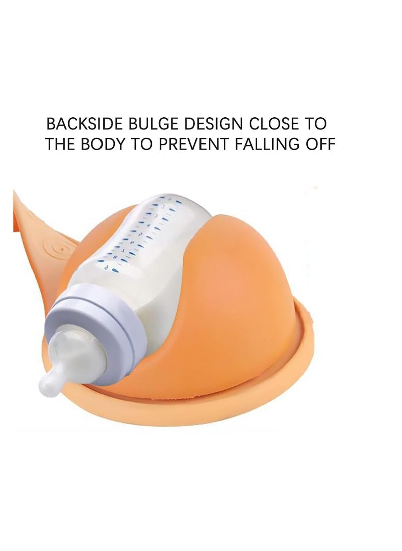 Hands-Free Baby Bottle Holder, Adjustable Feeding Support Strap with Secure Bottle Clamp, Universal Fit, Easy Rotation for Perfect Angle, Detachable & Portable Design, Ideal for Multitasking Parents