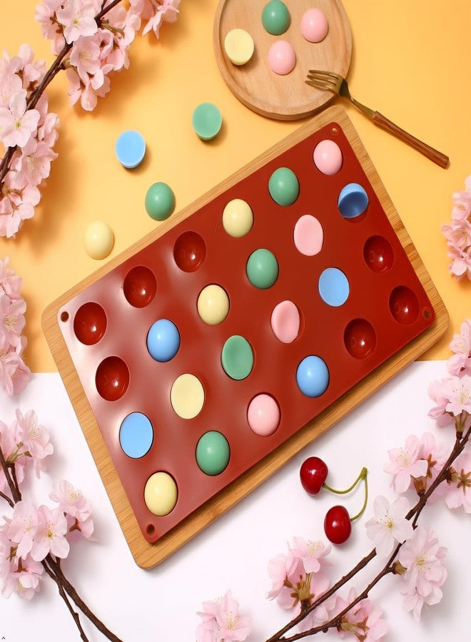 Restynic Silicone Mold 24-Cavity 1.1” Diameter - Chocolate Truffles, Jelly Spheres, DIY Candy Making | Non-stick, Oven-Safe, Food Grade - Image 5