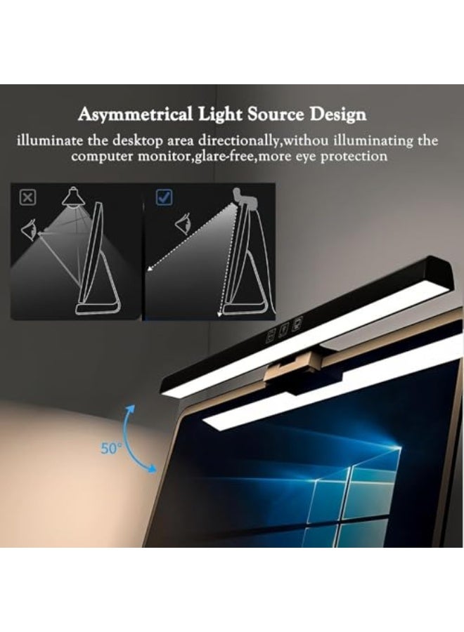 Monitor Lamp,laptop USB Screen Light Bar, Eye Protection no Screen Glare LED Display Light, 3 Color Temperatures & Dimmable, Touch Control, for Office/Reading/Games 13 inch (33 cm) - Image 3