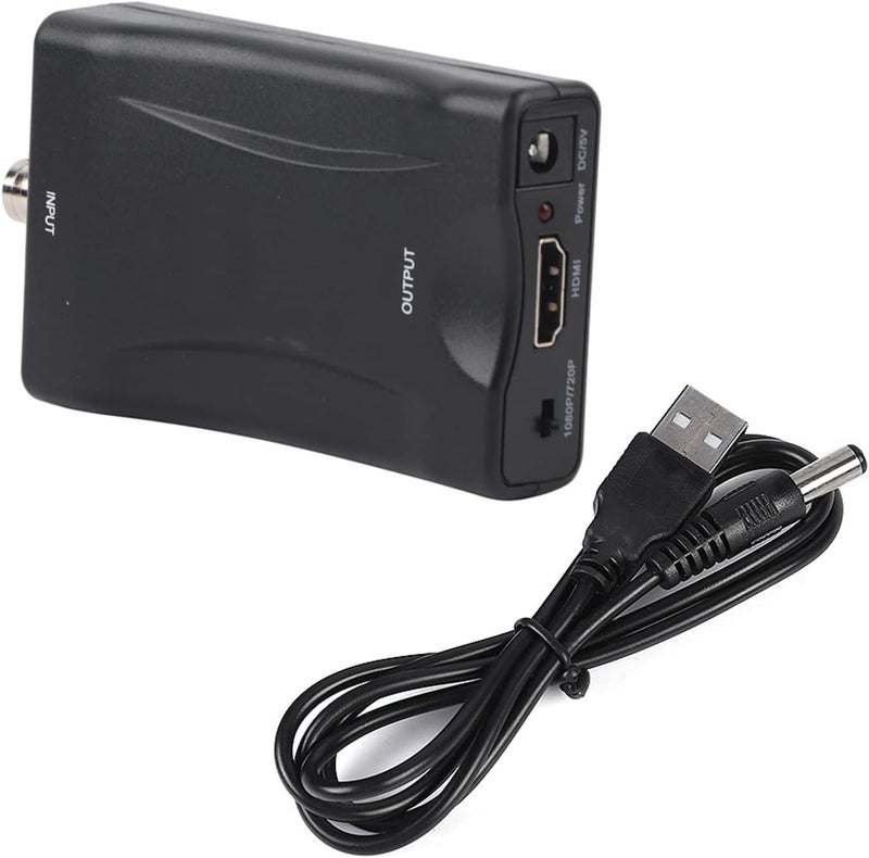 cheekyglo Tv Antenna to, BNC to HDMI Converter Display Coaxial Adapter Adapter Surveillance Monitor i Converter for HD 1080P/720P Video - Image 2