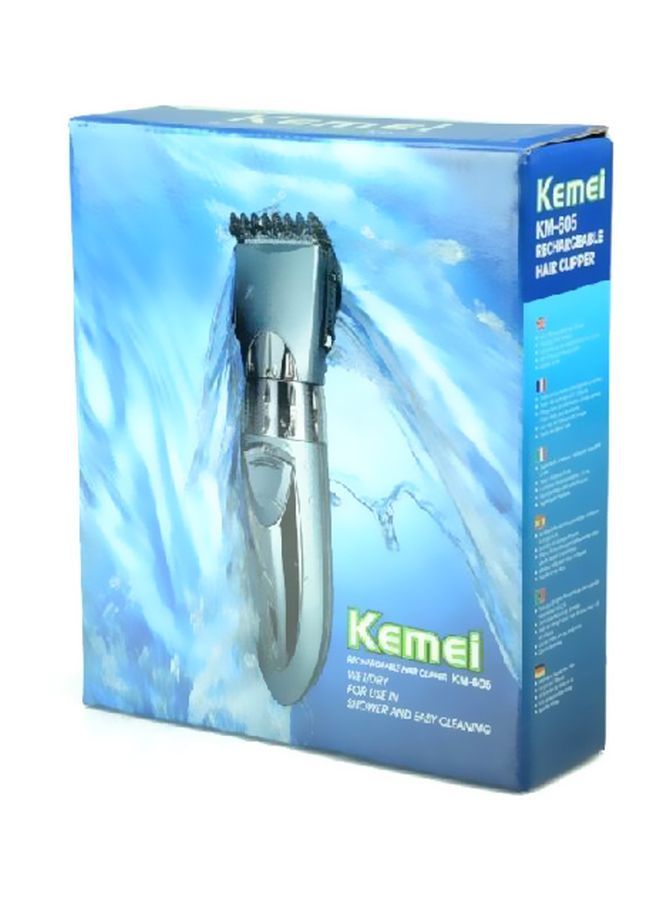 NIBEMINENT Rechargeable Shaver Silver/Grey - Image 3