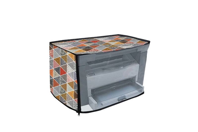Avideco Printer Cover for HP 1005 Printer with Zipper for Dust Protection (Rajasthani Desgin) - Image 1