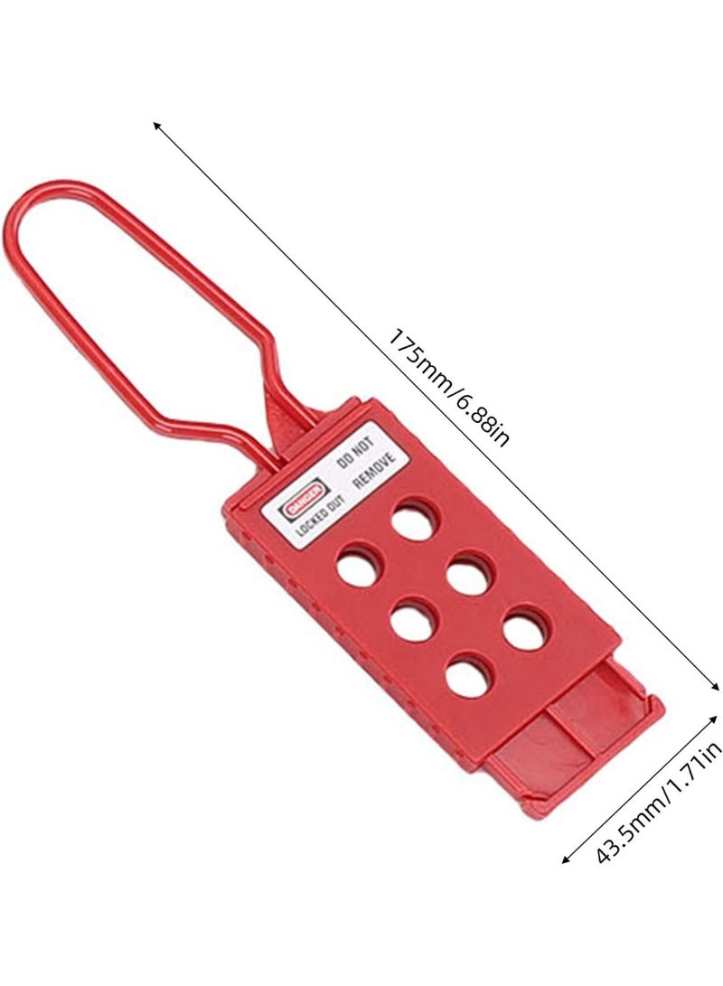 Giffex Lockout Tagout Kit, Electrical Switch Safety Lockout Kit Lock Out Tag Out Kit Safety Padlocks Set Lockout Hasp Kit with Tool Box for Industry, Electric Power Flammable Places - Image 5