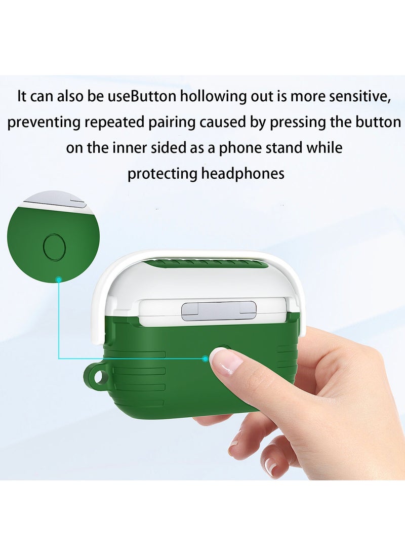 Generic - AirPods Pro 2 Case with Keychain,Soft Silicone Protective Case Cover Funny Suitcase Design Case Fashion Protective Hard Case for Women Men - Image 1