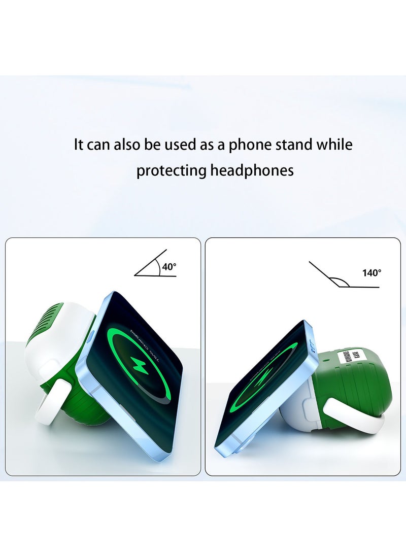 Generic - AirPods Pro 2 Case with Keychain,Soft Silicone Protective Case Cover Funny Suitcase Design Case Fashion Protective Hard Case for Women Men - Image 1