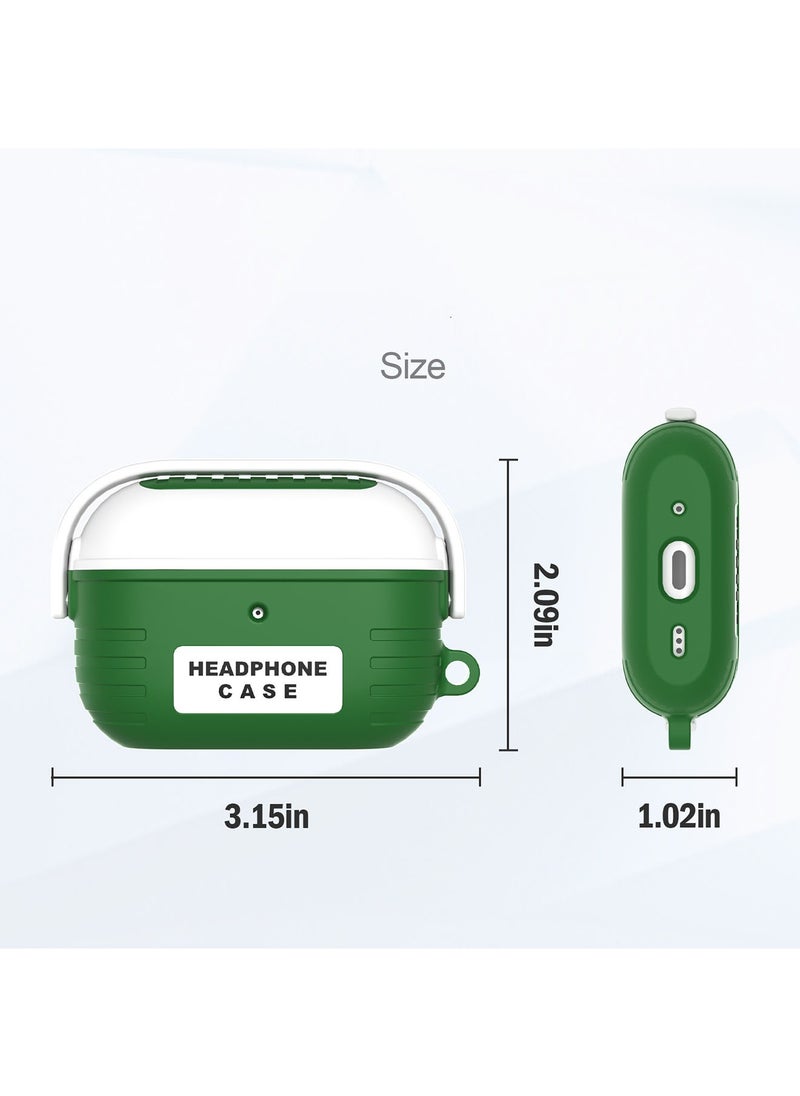 Generic - AirPods Pro 2 Case with Keychain,Soft Silicone Protective Case Cover Funny Suitcase Design Case Fashion Protective Hard Case for Women Men - Image 1