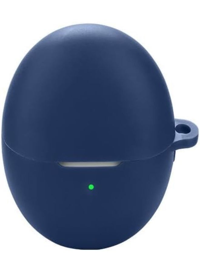 جراب متوافق مع سماعات HUAWEI FreeBuds 6، غطاء ناعم فائق النحافة، تصميم نحيف، مقاوم للسقوط، جراب حماية من السيليكون مقاوم للصدمات لسماعات HUAWEI FreeBuds 6 (أزرق)