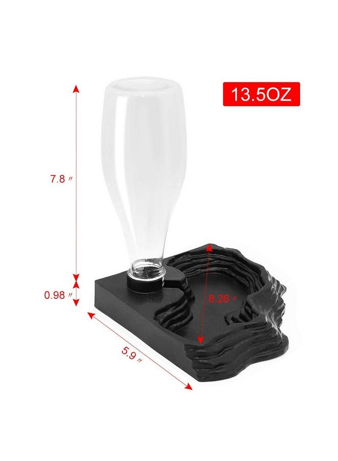 Generic Reptile Water Feeder Automatic Water Dispenser Waterer 13.5Oz Feeding Accessories For Turtle Bearded Dragons Lizards Geckos For Terrarium Tank  - Image 4