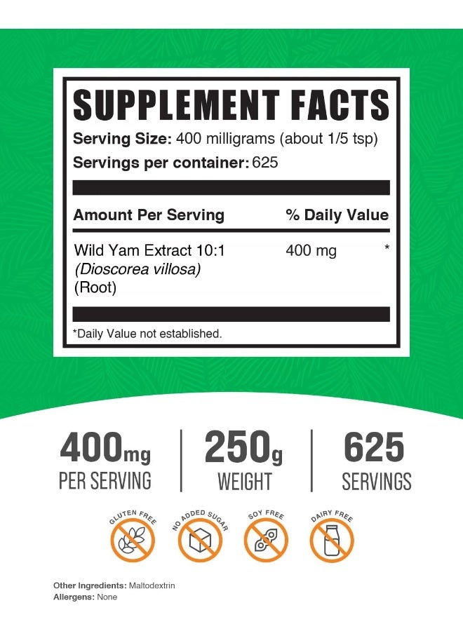 BulkSupplements مسحوق مستخلص يام البري من .Com - Image 2