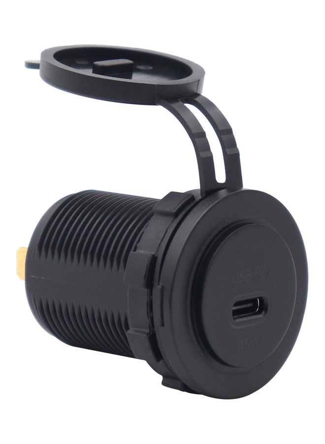 NIBEMINENT Type-C Car Charger Black - Image 4