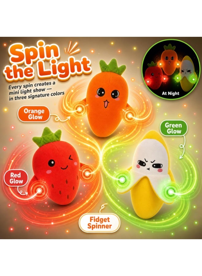ARGT Interactive Musical Carrot Plush Toy, Touch-Activated Rhythm Piano Sensory Toy for Kids, Soft Stuffed Educational Gift, Carrot Design - Image 4
