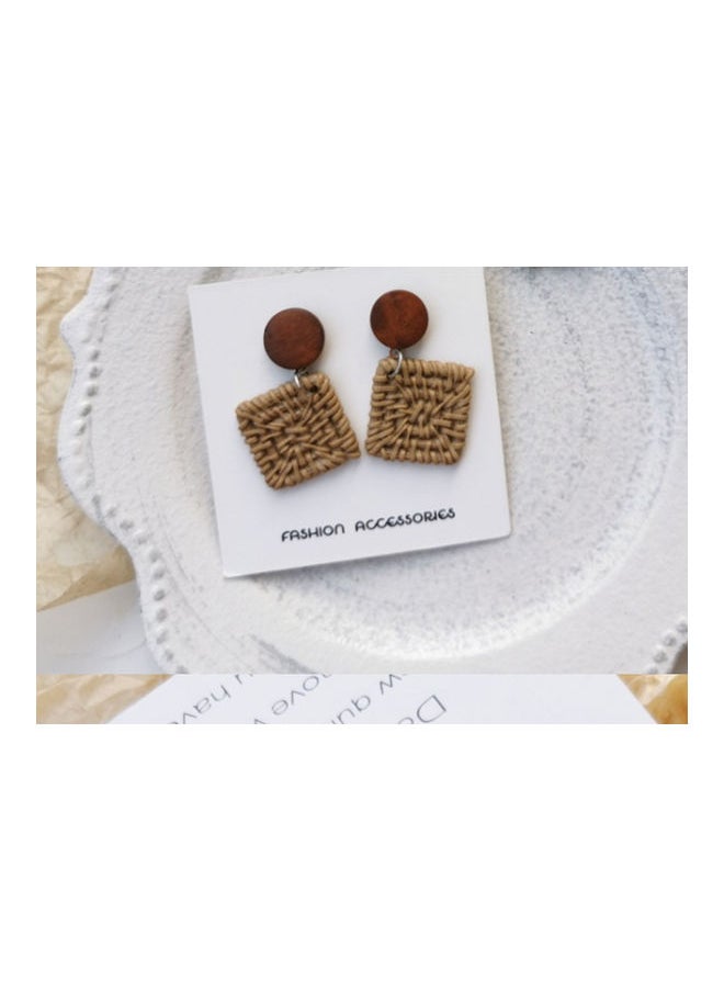 NIBEMINENT Handmade Woven Dangle Earrings  - Image 4