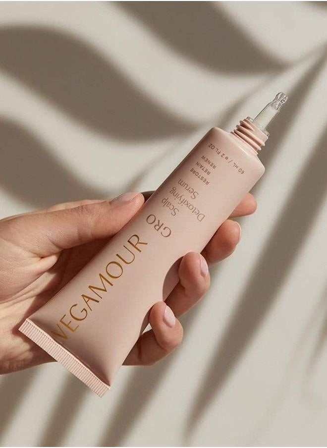 VEGAMOUR - GRO Scalp Detoxifying Serum - Scalp Exfoliator Hair Serum with Zinc PCA, Omega 6 & 9 and Caffeine - Scalp Serum - Image 1