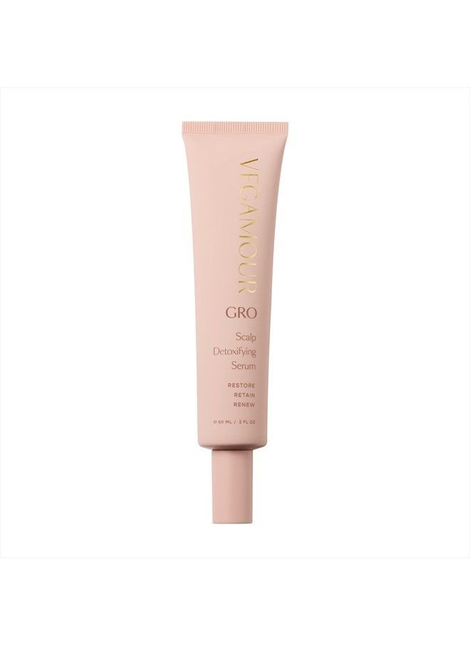 VEGAMOUR - GRO Scalp Detoxifying Serum - Scalp Exfoliator Hair Serum with Zinc PCA, Omega 6 & 9 and Caffeine - Scalp Serum - Image 1