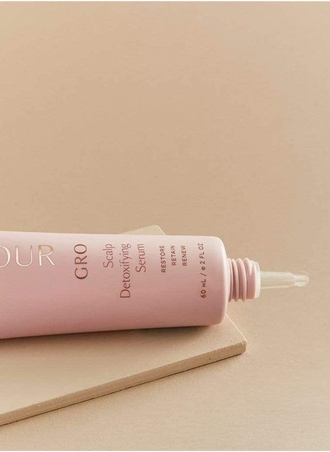 VEGAMOUR - GRO Scalp Detoxifying Serum - Scalp Exfoliator Hair Serum with Zinc PCA, Omega 6 & 9 and Caffeine - Scalp Serum - Image 1