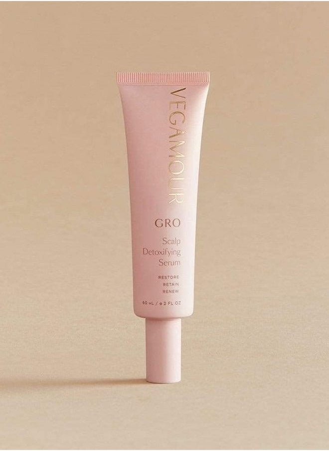 VEGAMOUR - GRO Scalp Detoxifying Serum - Scalp Exfoliator Hair Serum with Zinc PCA, Omega 6 & 9 and Caffeine - Scalp Serum - Image 1