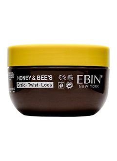 EBIN NEW YORK 24 HOUR LOCK'N POMADE Braid Formula, Honey & Bee’s, 8.25 Oz | Great for Braiding, Twisting, Edges, No Residue, No Flaking, Extreme Firm Hold, High Shine, Honey Scented  - Image 1