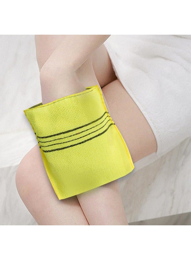 10 Pieces Korean Exfoliating Mitts, Asian Exfoliating Bath Washcloth Body Exfoliating Scrub Towel for Women Men Shower Bathing Exfoliating (5 Colors)