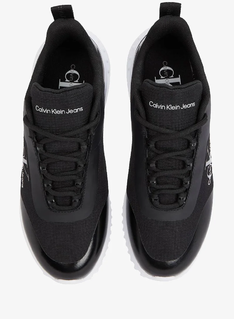 Calvin Klein Jeans Ck Black Eva Low Lace Mix Runner Sneakers for Women | Best Price UAE