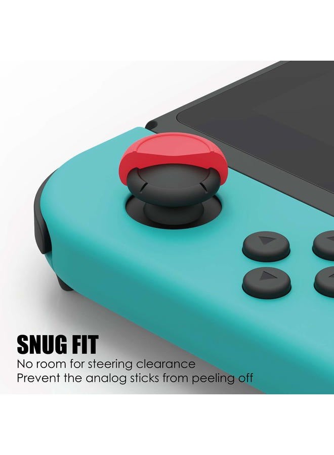 Skull & Co. Skin, CQC and FPS Thumb Grip Set Joystick Cap Analog Stick Cap for Nintendo Switch Joy-Con Controller (Black) - Image 3