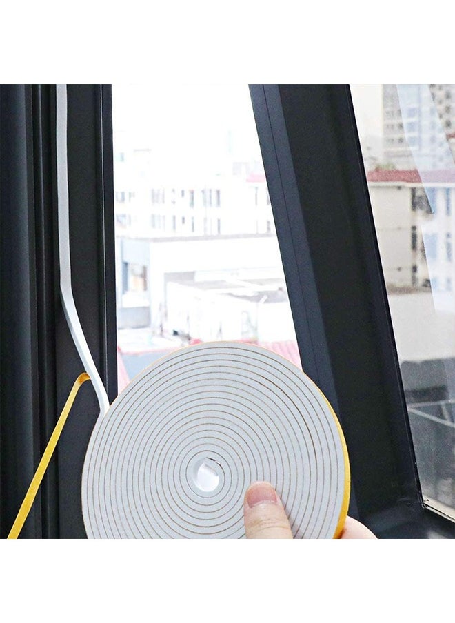 Strong Adhesive Weather Stripping, Seal Foam Tape, Self-adhesive Foam Strips for Doors and Windows with Single-sided Adhesive Foam