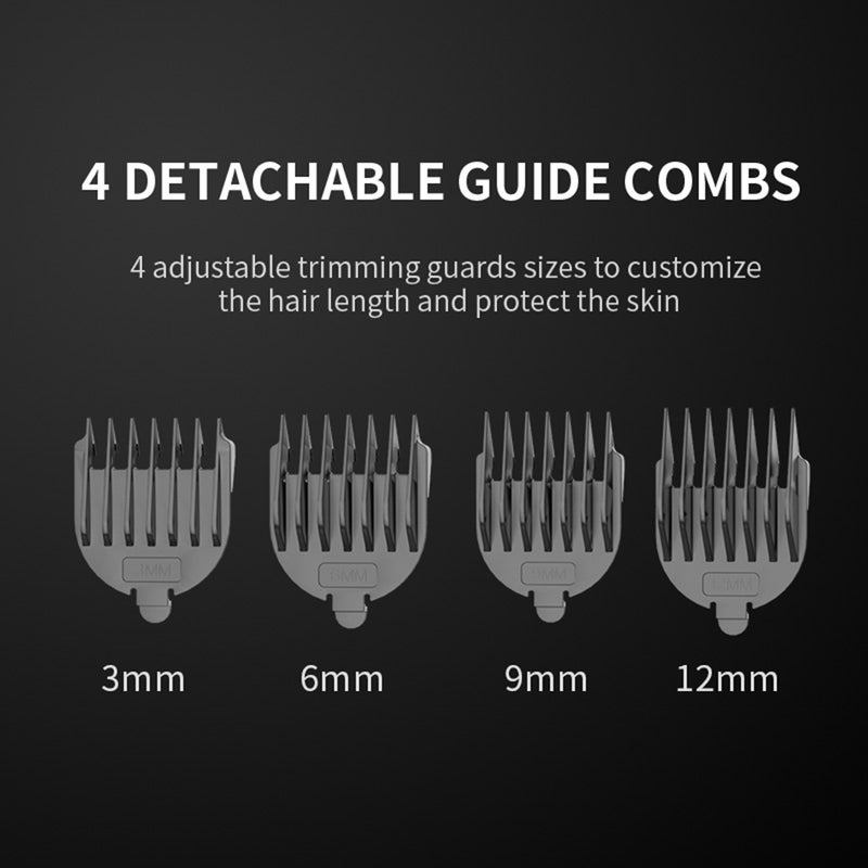 Trimmer Electric Hair Clipper Hair Cutting Machine For Men Type-C Rechargeable Grooming Tools - Image 3