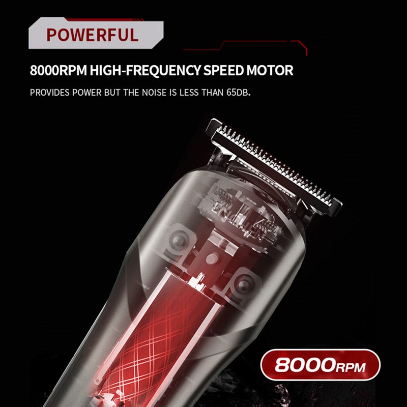 Trimmer Electric Hair Clipper Hair Cutting Machine For Men Type-C Rechargeable Grooming Tools - Image 5