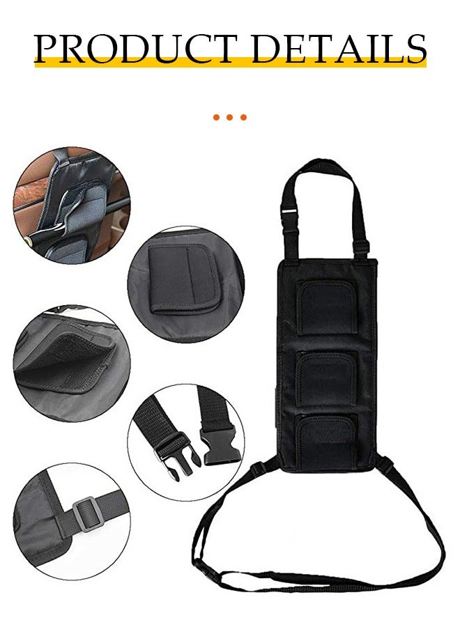 Loquat Vehicle Fishing Rod Carrier Carrier 2pcs Fishing Rod Carrier Car Fishing Rod Holder Backseat Holds 3 Poles Tackle Tool Fishing Rod Storage Bag for Car Fishing Rod Car Roof Carseat Easy Install Fishi - Image 5