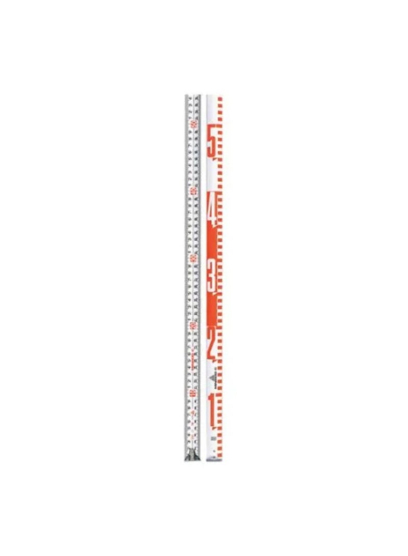 كي دي اس Muratec Mini Rod C MN25-02 عصا قياس موراتيك KDS Mini Rod C MN25-02 بطول 2 متر، مزودة بمقياس مزدوج الجوانب، أداة احترافية لأعمال المساحة وتوثيق الصور وفحص المواقع الهندسية والإنشائية - Image 1