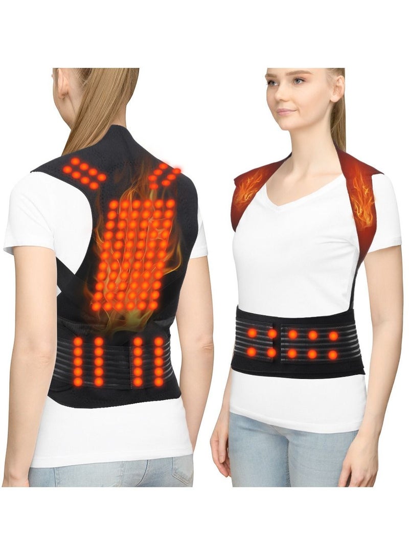 Generic Positive shoulders to prevent hunchback heating magnetic therapy vest shoulder neck back warm vest unisex - Image 1