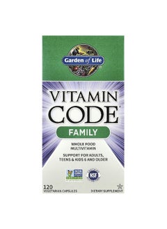 Garden of Life Garden of Life, Vitamin Code®, Family, Whole Food Multivitamin, 120 Vegetarian Capsules  - Image 1