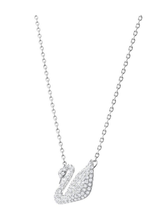 Swaro Swarovski White Iconic Swan Pendant for Women 5007735  - Image 3