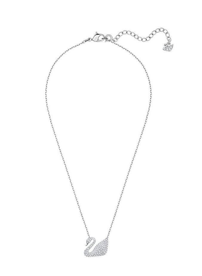 Swaro Swarovski White Iconic Swan Pendant for Women 5007735  - Image 4