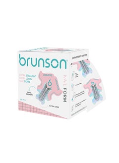 brunson Nail Extra Strength Long Nail Form 500 Pieces BNFES  - Image 2